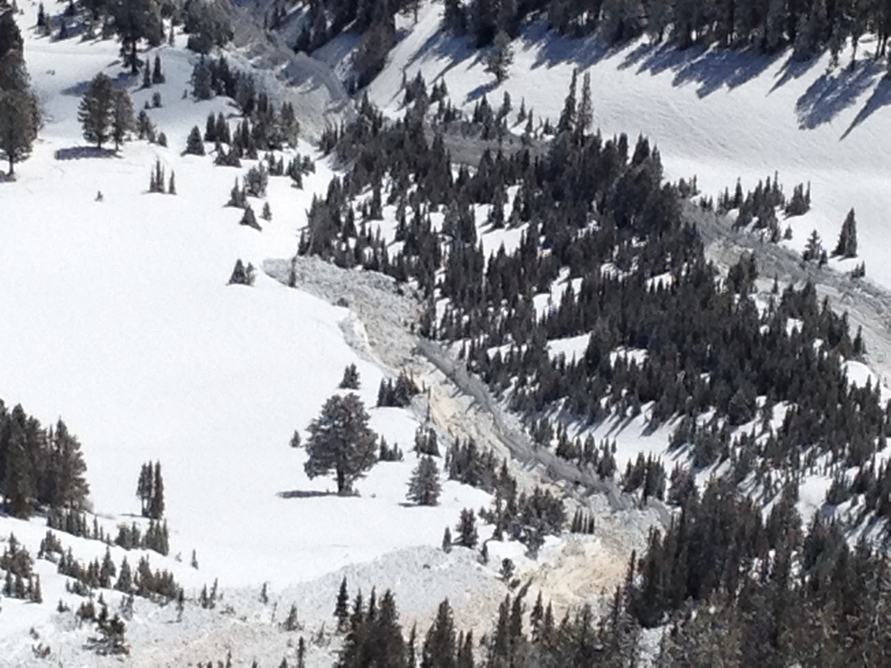 Boundary Chute Wet Slab, Bridger Bowl