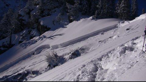 Avalanche North of Bridger Bowl