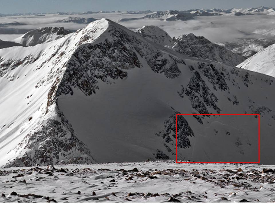 Natural Avalanche near Cooke City